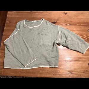 Altered State- Mint Green Oversized Bell sleeve sweater